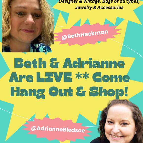 Beth & Adrianne DUO LIVE Show!! Come Hang and Shop with Us!! - Picture 1 of 2